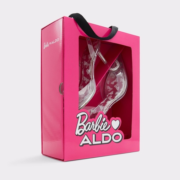 Barbie X Aldo clear slingback kitten heel size 9 - Picture 1 of 8